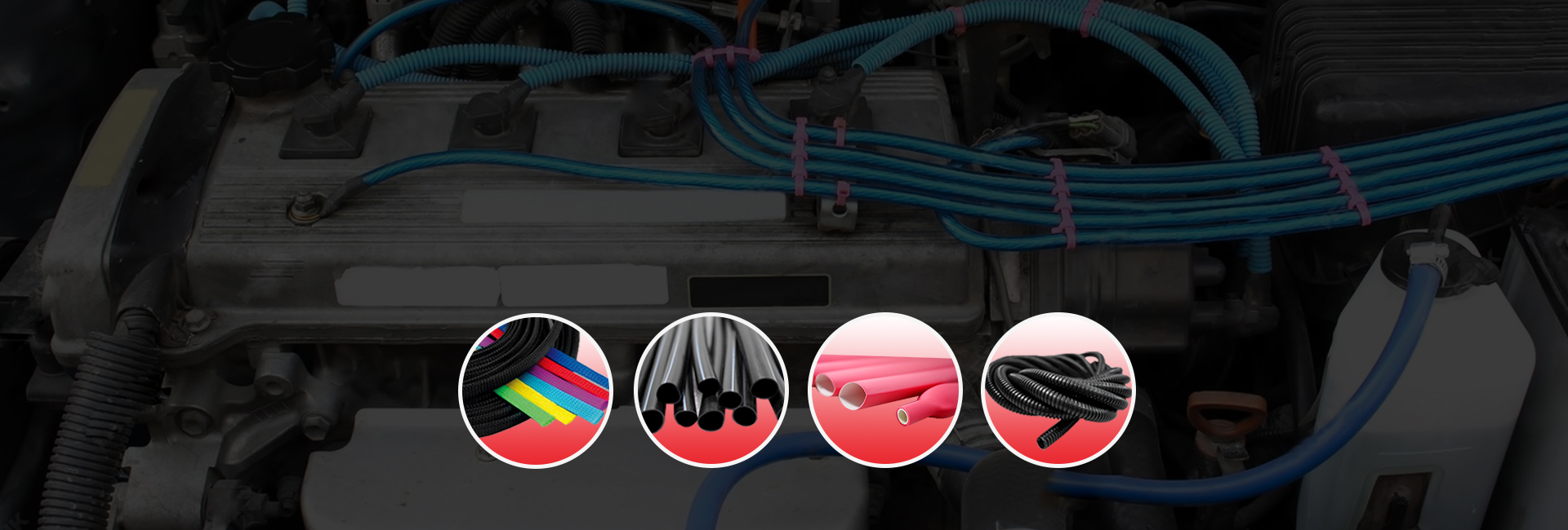 Tubos Termo Retráteis e não Termo Retráteis para o Setor Automotivo